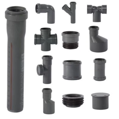 HTsafe Rohr Abflussrohr Abwasserrohr DN 32 40 50 75 90 110 125 160 HT Safe - Bild 1 von 4