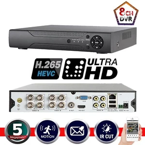 5MP CCTV DVR 8 Channel AHD 1920P Digital Video Recorder VGA HDMI BNC UK - Bild 1 von 9