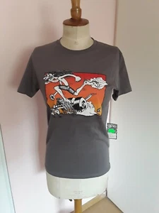 Tee shirt VOLCOM XS 34 14 ans slim fit homme femme gris noir orange rouge NEUF - Imagen 1 de 11