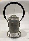 Vintage Armspear Mfg New York NY railroad lantern with bulbs untested MPRR