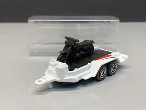 MBX Cycle Trainer Anhänger mit Motorrad weiss white 63/100 Matchbox 1:64 - Bild 1 von 12