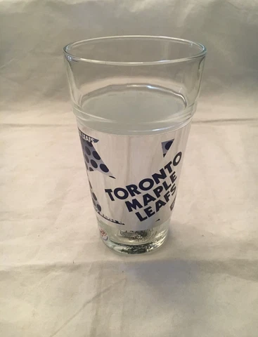 Toronto Maple Leafs NEW 16 oz Pint Glass . NHL Hockey Gift Beer Drink Logo Cover