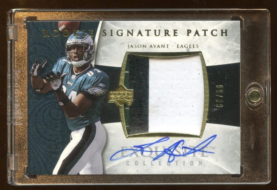 2006 EXQUISITE JASON AVANT RC AUTO #D 99/99   1/1  LAST ONE MADE  RPA  RC AUTO - Image 1 of 1