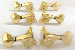 1/21 Acoustic Guitar Gold Plated light machine head Tuner peg 3R3L 133G-D8 - Picture 1 of 5