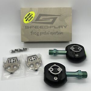 Speedplay FROG TITANIUM AQUA Clipless Off-Road MTB Pedals with Cleats NEW IN BOX