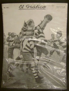 Revista El Gráfico Argentina N°161 Jugadores de Rugby En Portada 1922!!! - Imagen 1 de 1
