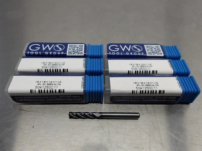 6 ¡NUEVO! GWS 1/8" fresa de extremo de carburo 4 flautas 5041250C11 Foto 1 de 3