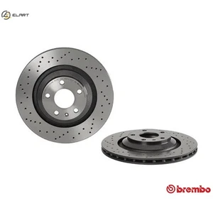 2x BRAKE DISC 09.8842.2X FOR AUDI A6/S6 BPJ 2.0L 4cyl A6BYU/BKH/AUK 3.1L 6cyl A6 - Picture 1 of 10