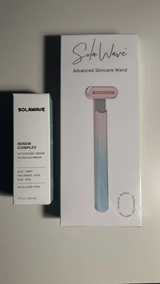 NUEVO {sellado}Solawave 4 en 1 Varita de terapia de luz LED roja OMBRE + SUERO Foto 1 de 2
