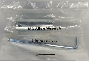 NIP M3 Inbusschlüssel und 14 mm Steckschlüsselsatz - Bild 1 von 2