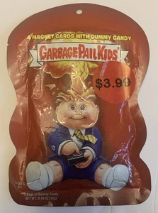 Garbage Pail Kids Pack of 4 Magnet Cards Gummy Candy Adam Bomb Unopened MK - Picture 1 of 4