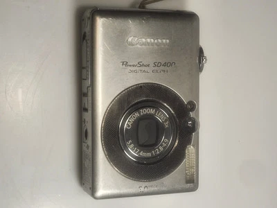 Canon PowerShot SD400 5.0MP Digital Camera W/BATTERY-NO CHARGER - Image 1 of 4