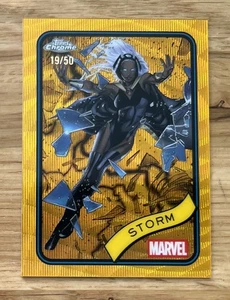 2025 Marvel Topps Chrome STORM Gold  Refractor /50 - MINT PACK FRESH #95 - Picture 1 of 2