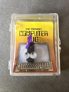 The Friendly Computer Bug Lapel/Hat Pin 1980s New - Picture 1 of 4