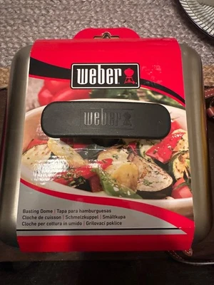 New! WEBER LARGE BASTING DOME COVER ACCESSORY FOR GRILLS & BLACKSTONE GRIDDLES - Image 1 of 4