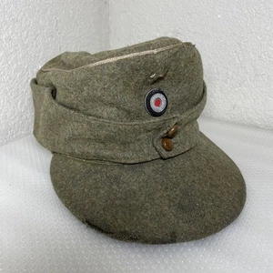 Gorra de campo de oficial del ejército alemán M43 100 % original rara de la Segunda Guerra Mundial ***TAL CUAL***Envío gratuito** - Imagen 1 de 21