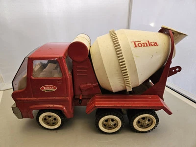Tonka Red Cement Mixer Truck #2620 - Gas Turbine Vintage 1960's - Image 1 of 4