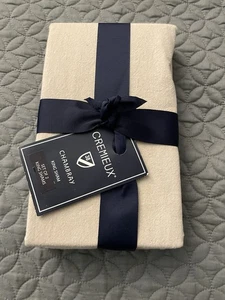 NWT Cremieux Chambray Set Of Two King Shams Khaki - Picture 1 of 2