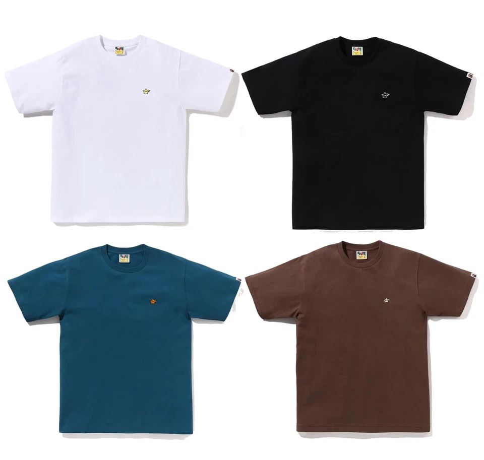 A BATHNIG APE Men's MILO STA ONE POINT TEE 2L80110007 b - Image 1 of 4