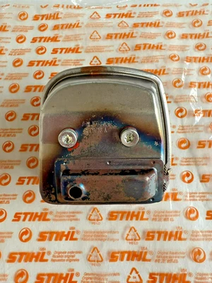 OEM STIHL BG50 BLOWER EXHAUST MUFFLER WITH BOLTS GASKET. FREE SHIPPING! - Image 1 of 3