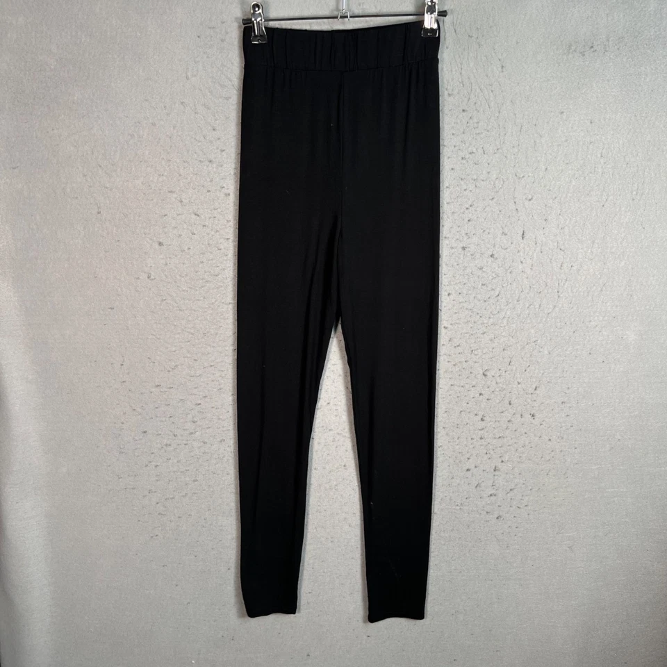 Topshop 黑色打底裤女式 4 码粘纤弹性弹力面料新品! — 第 1/4 张图片