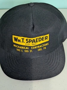 Casquette snapback camionneur vintage coupe du monde. T.Spaeder Co. Entrepreneurs mécaniques - Photo 1/12