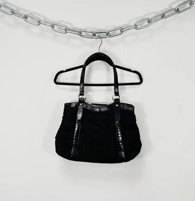 Bolso de Mano Montblanc Negro Starisma Lona/Cuero Pamina Foto 1 de 4