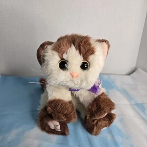Peluche vintage Kitty Kitty Kittens Dixie raro marrone bianco fusa - Foto 1 di 9