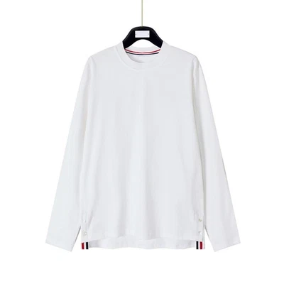 Camiseta Thom Browne Hombre/Mujer Otoño Nueva Manga Larga Cuello Redondo Manga Larga Foto 1 de 4