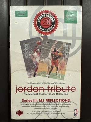 1998 Upper Deck Jordan Tribute Series III Cards MJ Reflections Set Box - Image 1 of 4