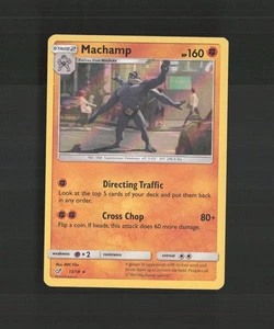 Tarjeta Pokémon Machamp 13/18 Detective Pikachu Holo Rara LP - Imagen 1 de 10