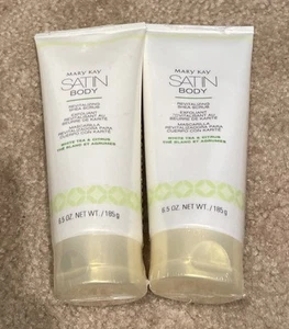 Lot Of 2 Mary Kay Satin Body Revitalizing Shea Scrub White Tea & Citrus SEALED - Picture 1 of 1