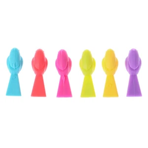 6pcs Silicone bird wine glass recognizer party wine glass marker HF PX - Imagen 1 de 12