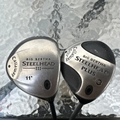 Callaway Big Bertha Steelhead #11 Firm-Flex & Plus #3 diestro Foto 1 de 4