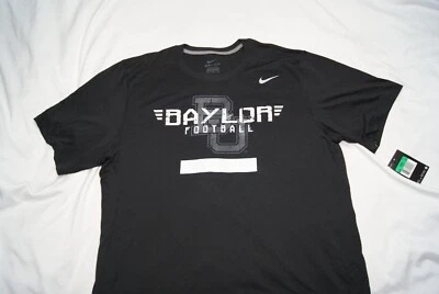 Nike Baylor Bears Camiseta de Fútbol Hombre XL Negro Dri-fit Transpirable Foto 1 de 4