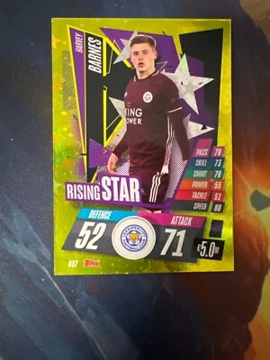 2020-21 Topps Match Attax UCL - Rising Stars #RS7 Harvey Barnes - Image 1 of 4