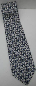 Gently used Walt Disney Mickey Mouse faces 100% silk neck tie - Picture 1 of 4