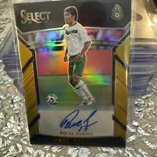 2017-18 Panini Select Soccer Pavel Pardo Historic Gold Auto /10 SSP