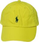 NOUVEAU POLO Ralph Lauren classique réglable sport/golf chapeau/casquette jaune/vert