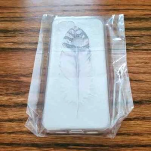 Clear Feather Slim Phone Cover for Google Pixel 3a Boho Gift Holiday - Picture 1 of 2