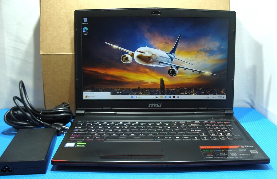 MSI GL63 9SDK 15.6'' FHD i7-9750H 2.6GHz 16GB 512GB/1TB GTRX 1660 Ti Battery 91% - Image 1 of 4