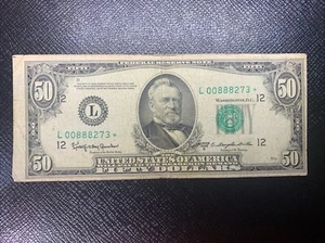 1950 D $50 Star Federal Reserve Note San Francisco District * - Picture 1 of 8