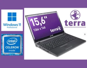 pc portable Terra Mobile 1512 noir Win11Pro Intel Celeron - Imagen 1 de 15