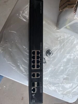 Syscom SW12Pb Port Gigabit Switch with 8 PoE Ports Ethernet Splitter - Image 1 of 4