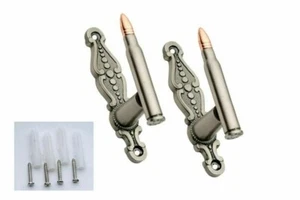 PANTALLA COLGANTE DE PARED | Metal 30-06 bala de rifle para cuchillo, espada, pistola, pistola - Imagen 1 de 1