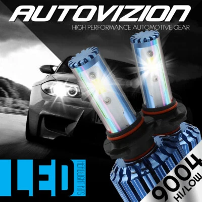 AUTOVIZION LED HID Headlight  kit 9004 HB1 6000K for 1995-1997 Kia Sportage — 第 1/4 张图片