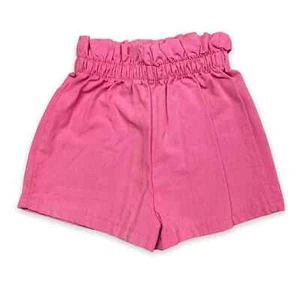 Vintage 80s 90s HealthTex Girls Pink Paperbag Shorts Size 3T 4T 4 - Picture 1 of 4
