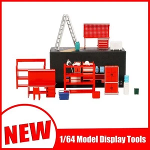 16PCS Diorama 1/64 Garage Repair Props Model Workshop Scene Model Accessories - Picture 1 of 23