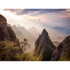 Couto Landscape Mountains Serra Orgaos Brazil Photo Canvas Wall Art Print Poster - Picture 1 of 6