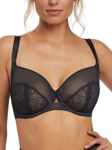 OVERSTOCK-CLEARANCE-34DD-FANTASIE TWILIGHT UW/SIDE SUPPORT BRA-BLACK-FL2542 - Picture 1 of 1